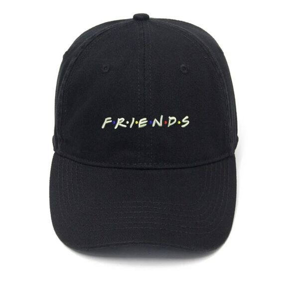 ExyFunShop (Hats) Accessories - Brand New Baseball Hat Cap Friends Embroidered Mom Dad Hat Velcro Unisex Fan